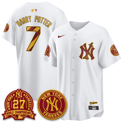 New York Yankees x HP 25 Years of Magic Vapor Limited Jersey - Stitched