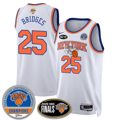 New York Knicks 2026 NBA Eastern Conference Champions x Bunny Vapor Jersey - Stitched