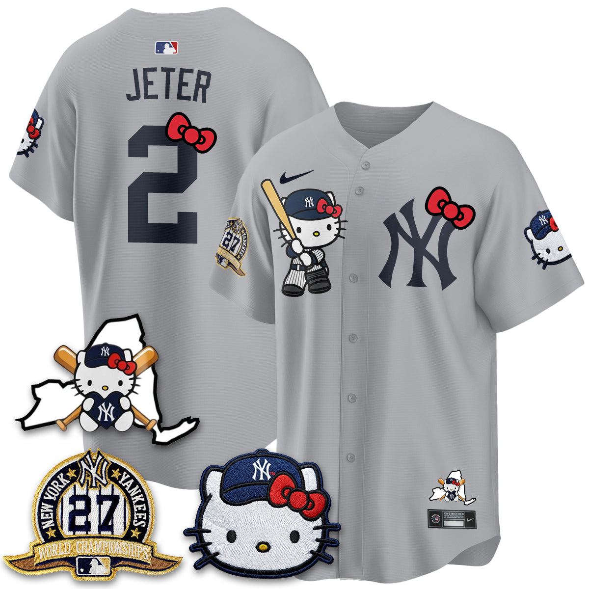 New York Yankees Meow KT 2026 Vapor Limited Jersey - All Stitched