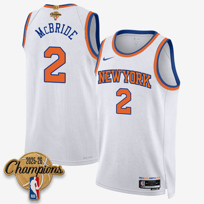 New York Knicks 2026 Basketball Champions Vapor Jersey V2- Stitched