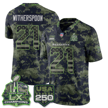 Seattle Seahawks 2026 Salute to Service Edition Vapor Jersey - Stitched-NQD