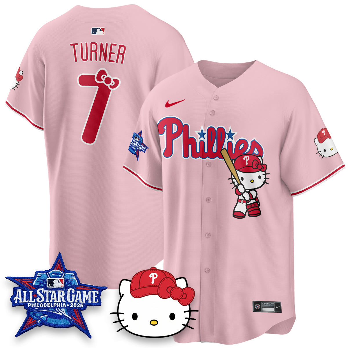 PHI x Meow Kitty Vapor Limited Blue Jersey- Stitched