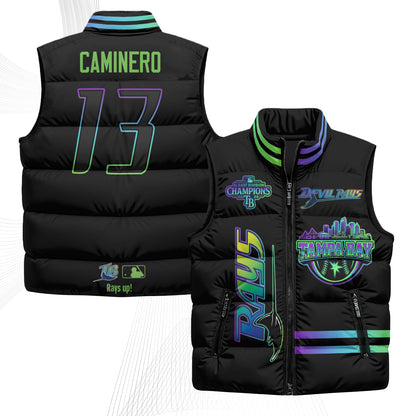 Tampa Bay Rays "Devil Rays" Puffer Vest - Printed