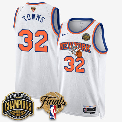 New York Knicks 2026 NBA Eastern Conference Champions x Looney Tunes Vapor Jersey V2- Stitched
