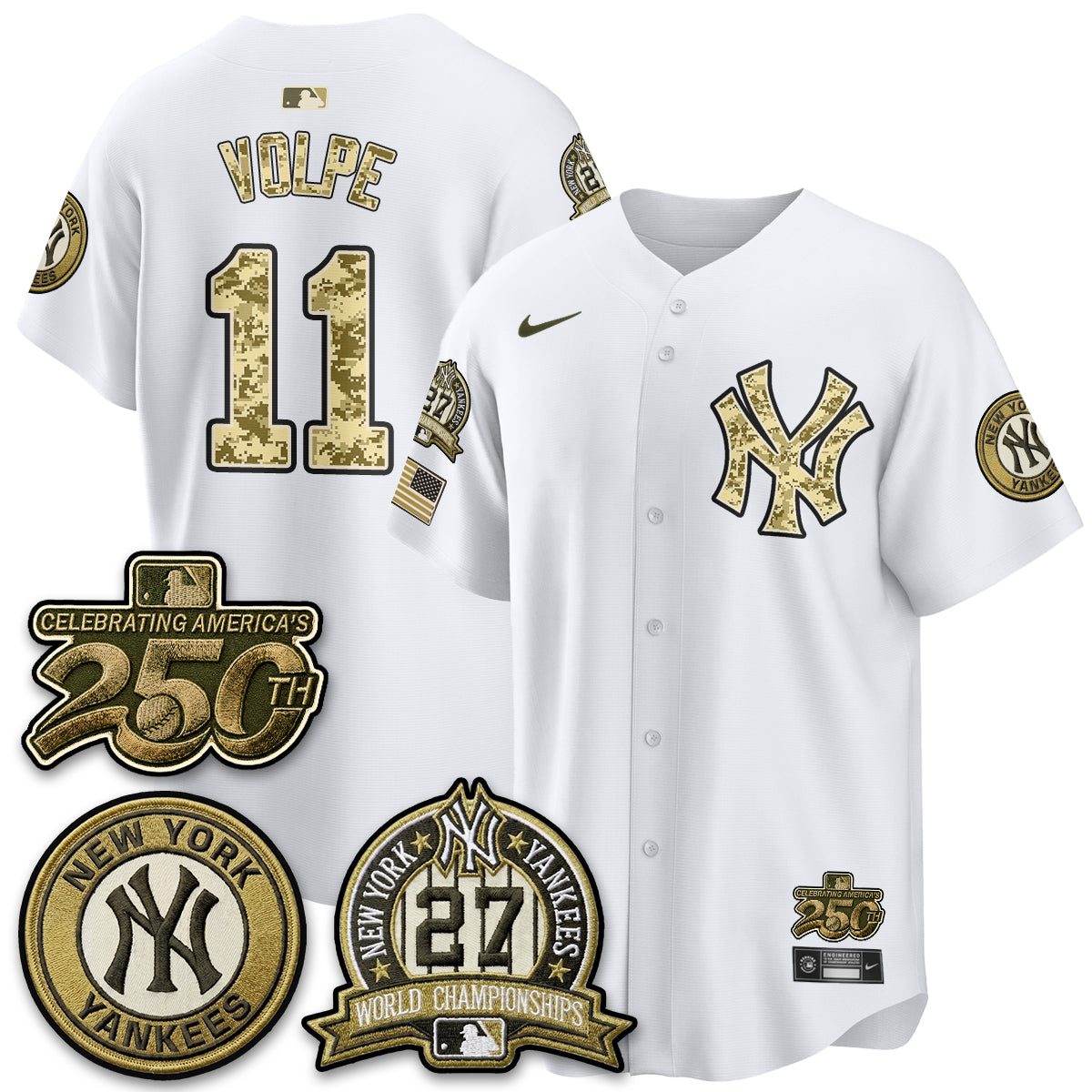 New York Yankees Salute to Service 2026 Vapor Limited Jersey - Stitched