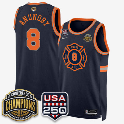 New York Knicks 2026 NBA Eastern Conference Champions City Edition Jersey - Stitched