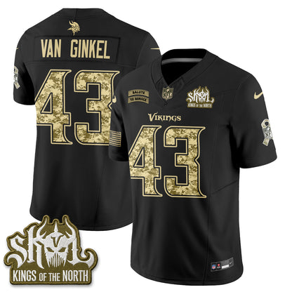 Minnesota Vikings 2026 Salute to Service V2 Vapor Jersey - Stitched-NQD