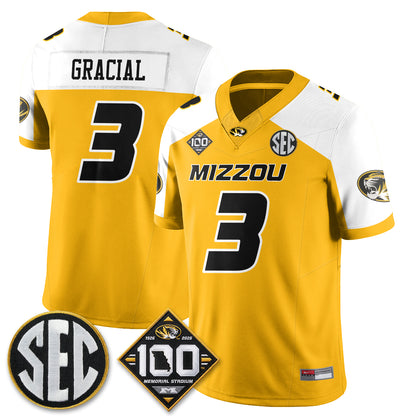 Missouri Tigers 100th Anniversary of Memorial Stadium Vapor Jersey - Stitched