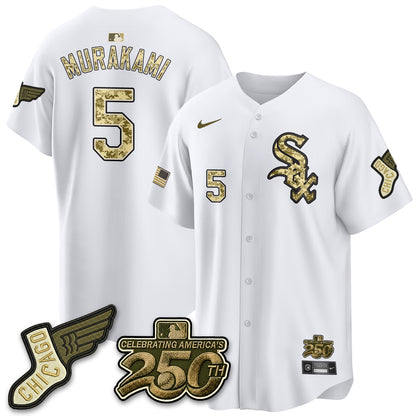 Chicago White Sox Armed Force Day 2026 Vapor Limited Jersey - Stitched