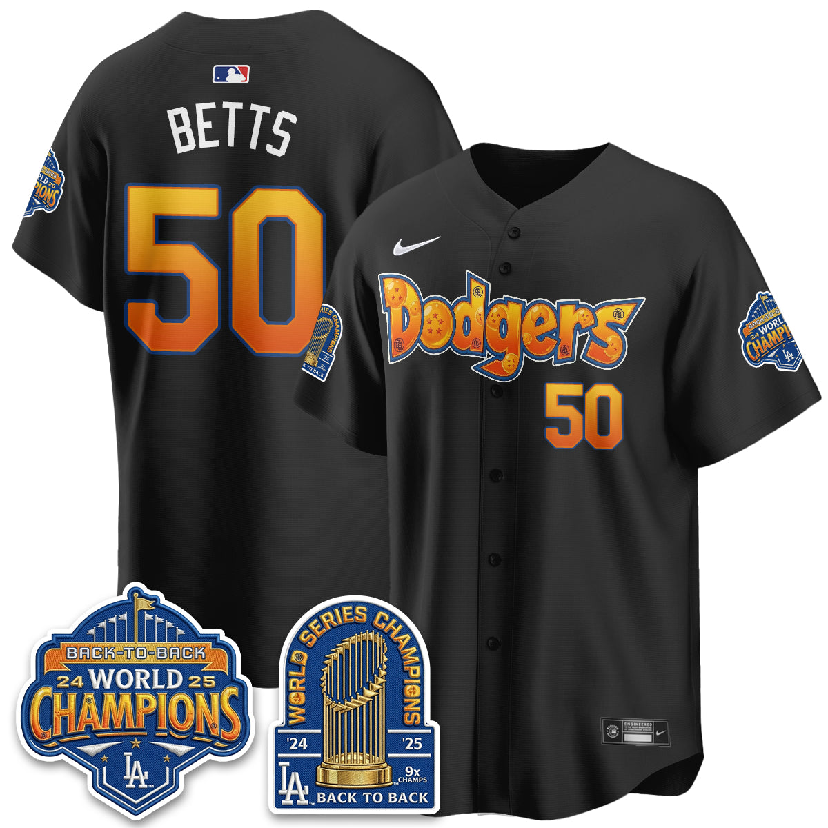 Los Angeles Dodgers x DB Night 2026 Vapor Jersey V2- Stitched