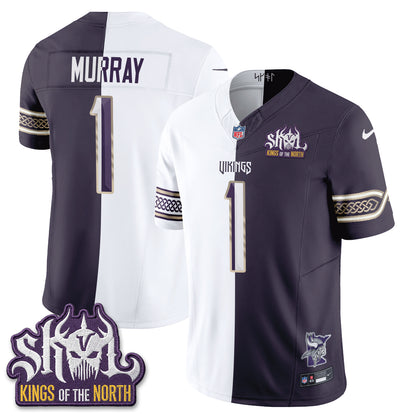 Minnesota Vikings 2026 Rivalries Split V2 Vapor Jersey - Stitched
