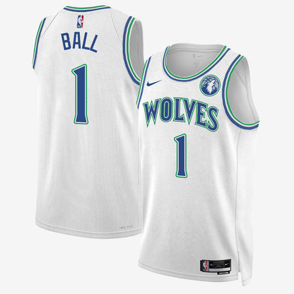 Minnesota Timberwolves #1 of Minnesota LaMelo City Connect Jersey - Stitched