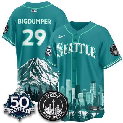 Seattle Mariners City Edition Vapor Jersey - Stitched