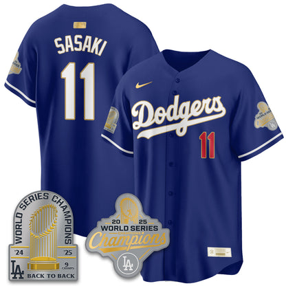 LAD Gold Collection Welcome No.29 Black Gold Jersey - Stitched