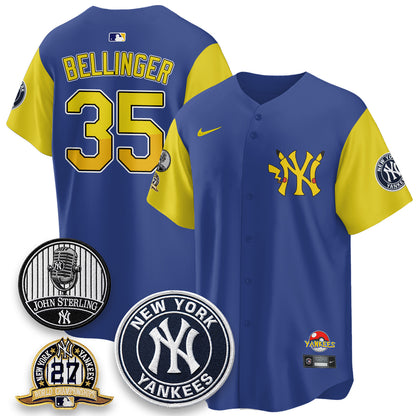 New York Yankees x PKM Cartoon Limited Jersey -  Stitched