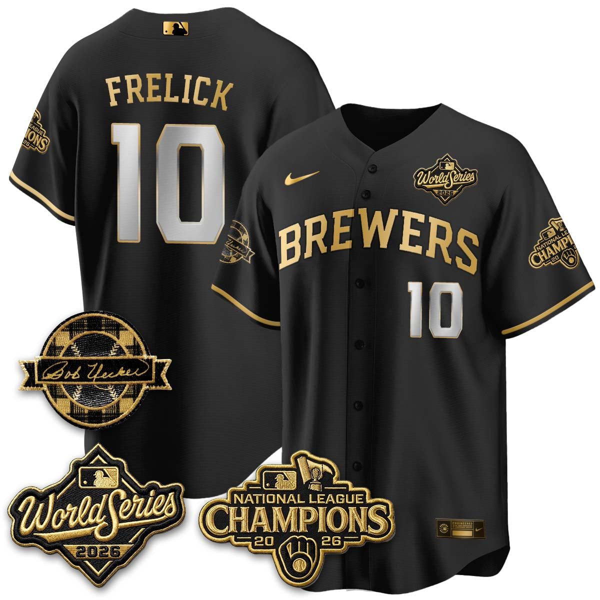 MIL 2026 NL Champions - Uecker Patch Vapor Jersey - Stitched -NQD (TT)