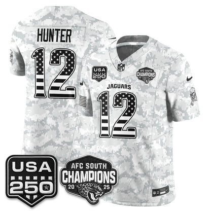 Jacksonville Jaguars 2026 Salute to Service Vapor Jersey - Stitched