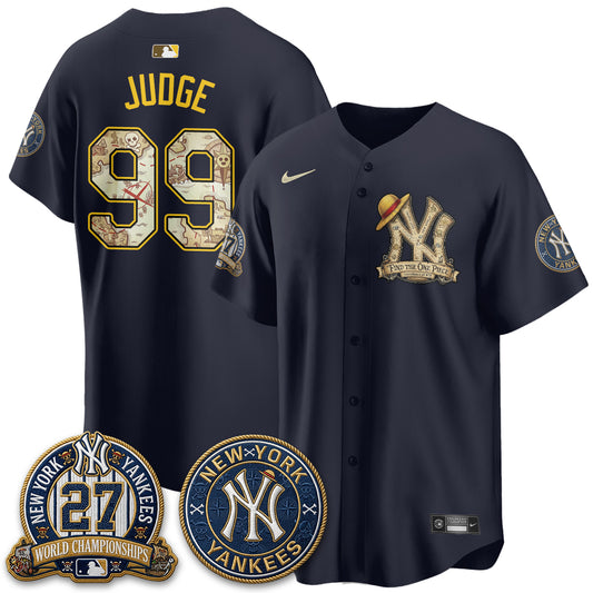 New York Yankees x OP Japanese Cartoon Limited Jersey -  Stitched