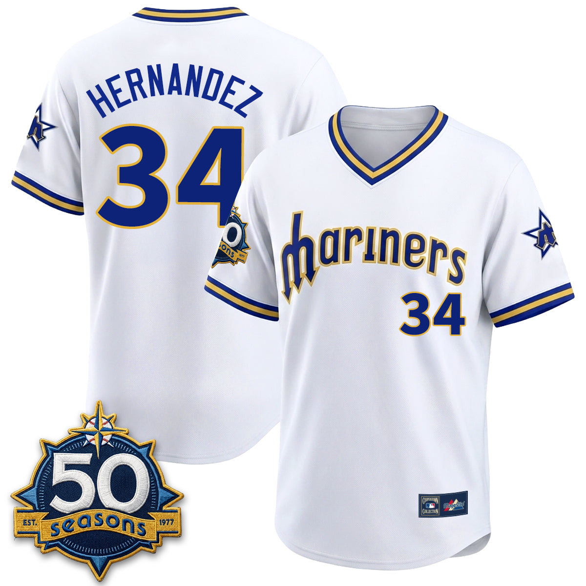 Seattle Mariners "Legacy Edition" Vapor Jersey - Stitched
