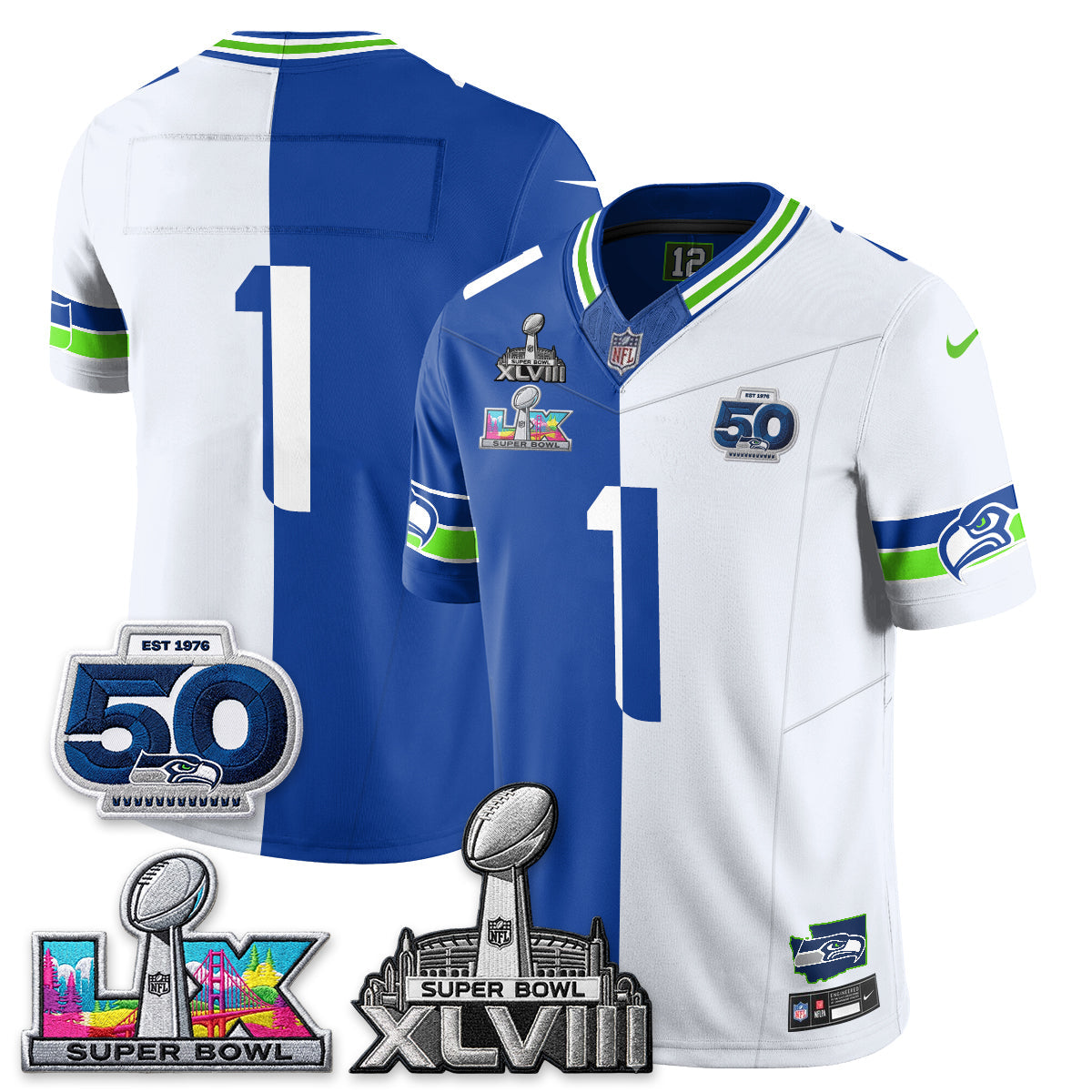 SEA SB LX Champs Split Edition Vapor Jersey - Stitch-NQD