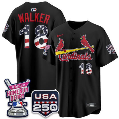 St. Louis Cardinals 2026 Home Run Derby Champion Jersey - All Stitched