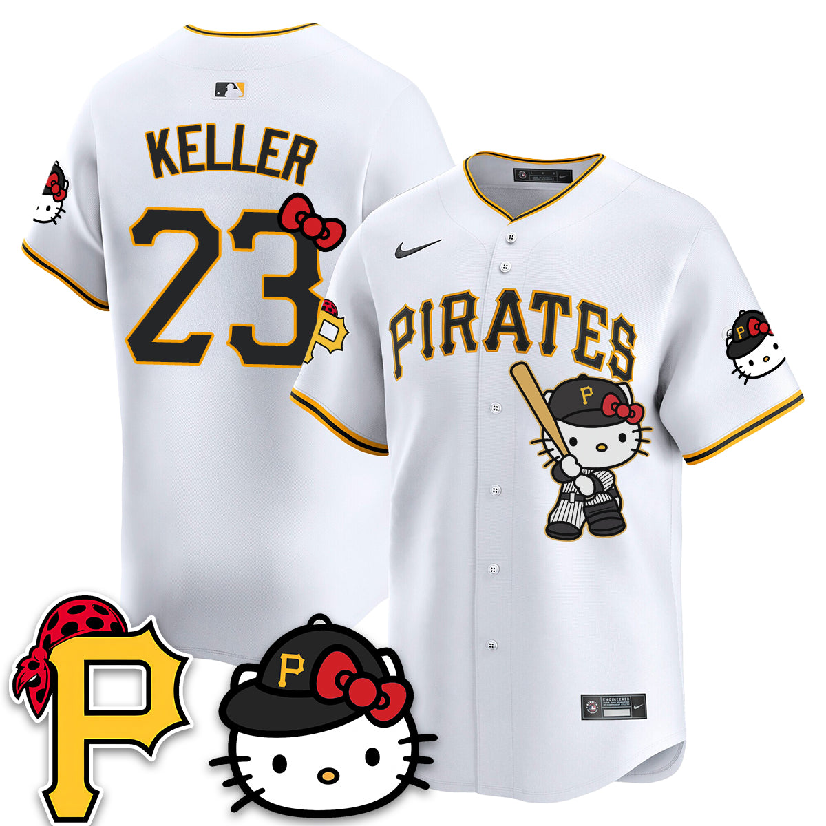 Pittsburgh Pirates x Meow KT Vapor Limited Jersey - Stitched