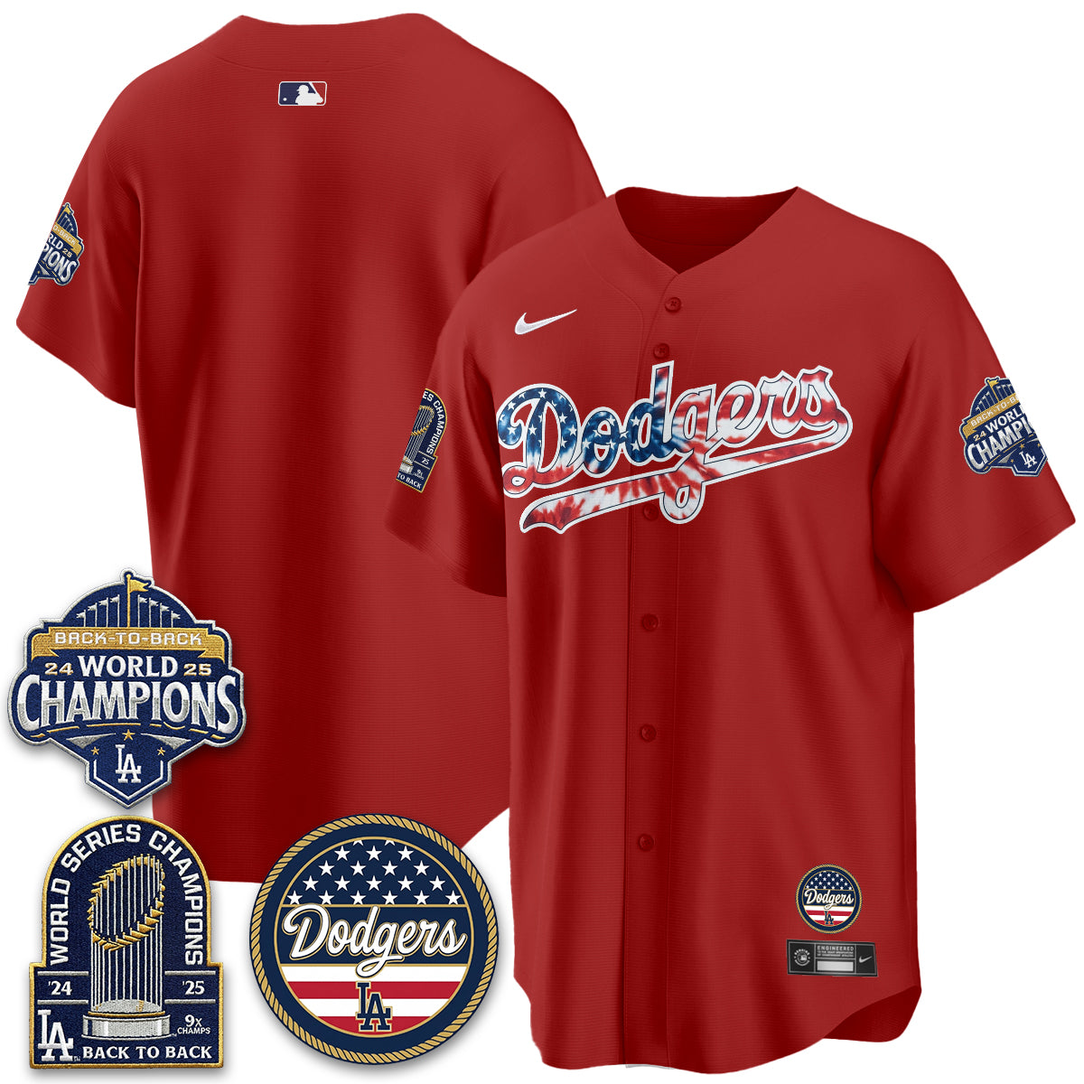 Los Angeles Dodgers Americana 2026 Vapor Limited Jersey - Stitched