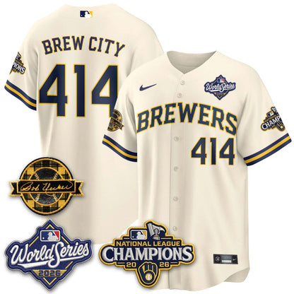 MIL 2026 NL Champions - Uecker Patch Vapor Jersey - Stitched -NQD (TT)