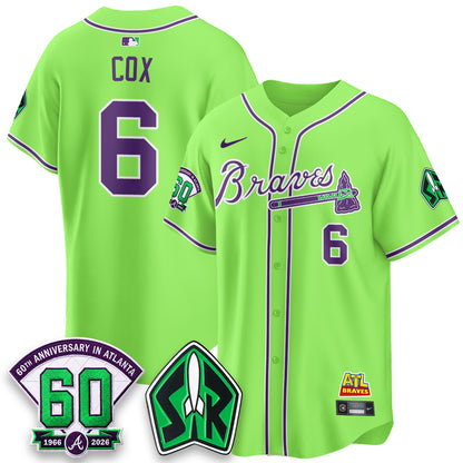 Atlanta Braves 60th Anniversary Space Ranger Edition Vapor Limited Jersey - All Stitched
