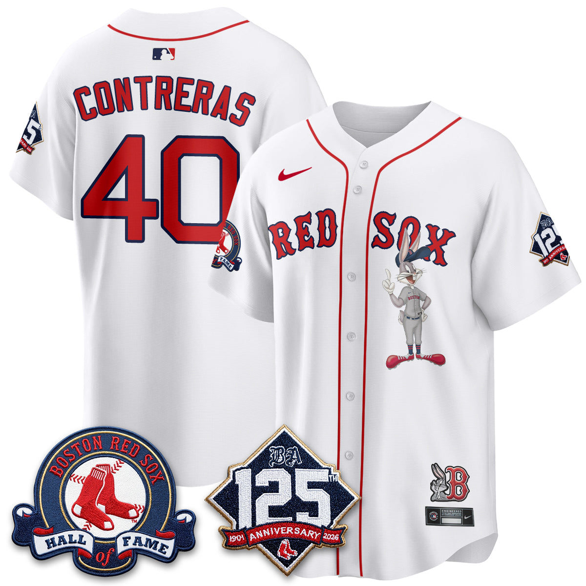 Boston Red Sox x Bunny Vapor Premier Limited Jersey - Stitched