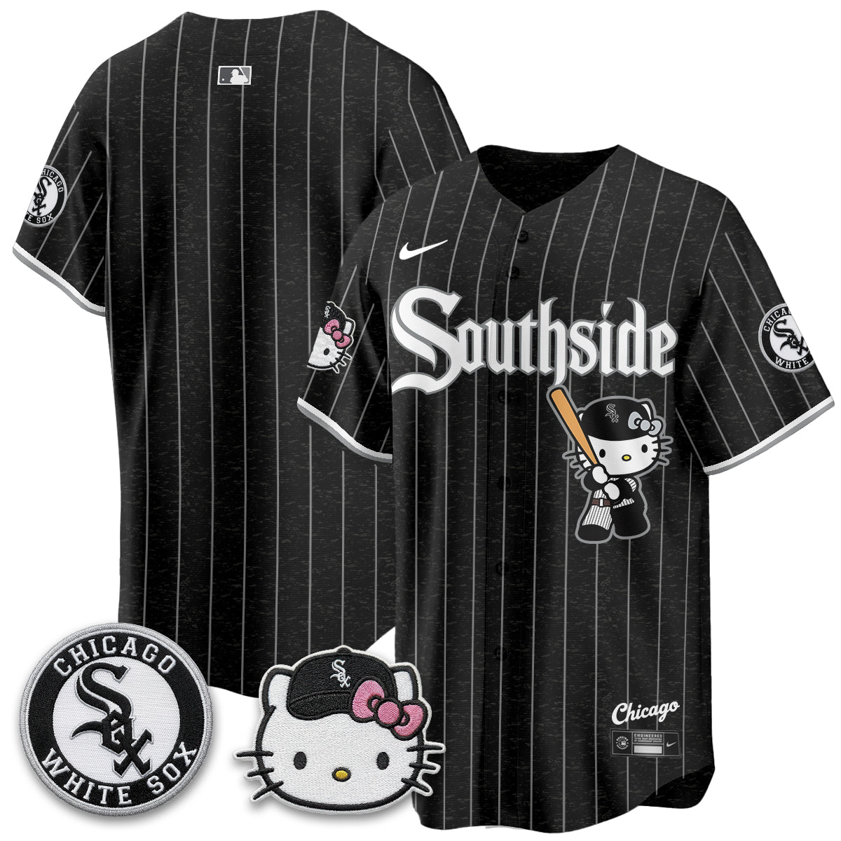 Chicago White Sox x Meow KT Vapor Jersey - Stitched