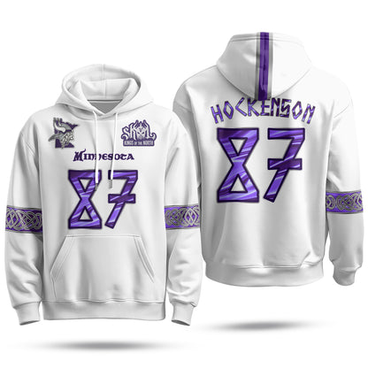 Minnesota Vikings 2026 Warrior Fleece Hoodie - Printed