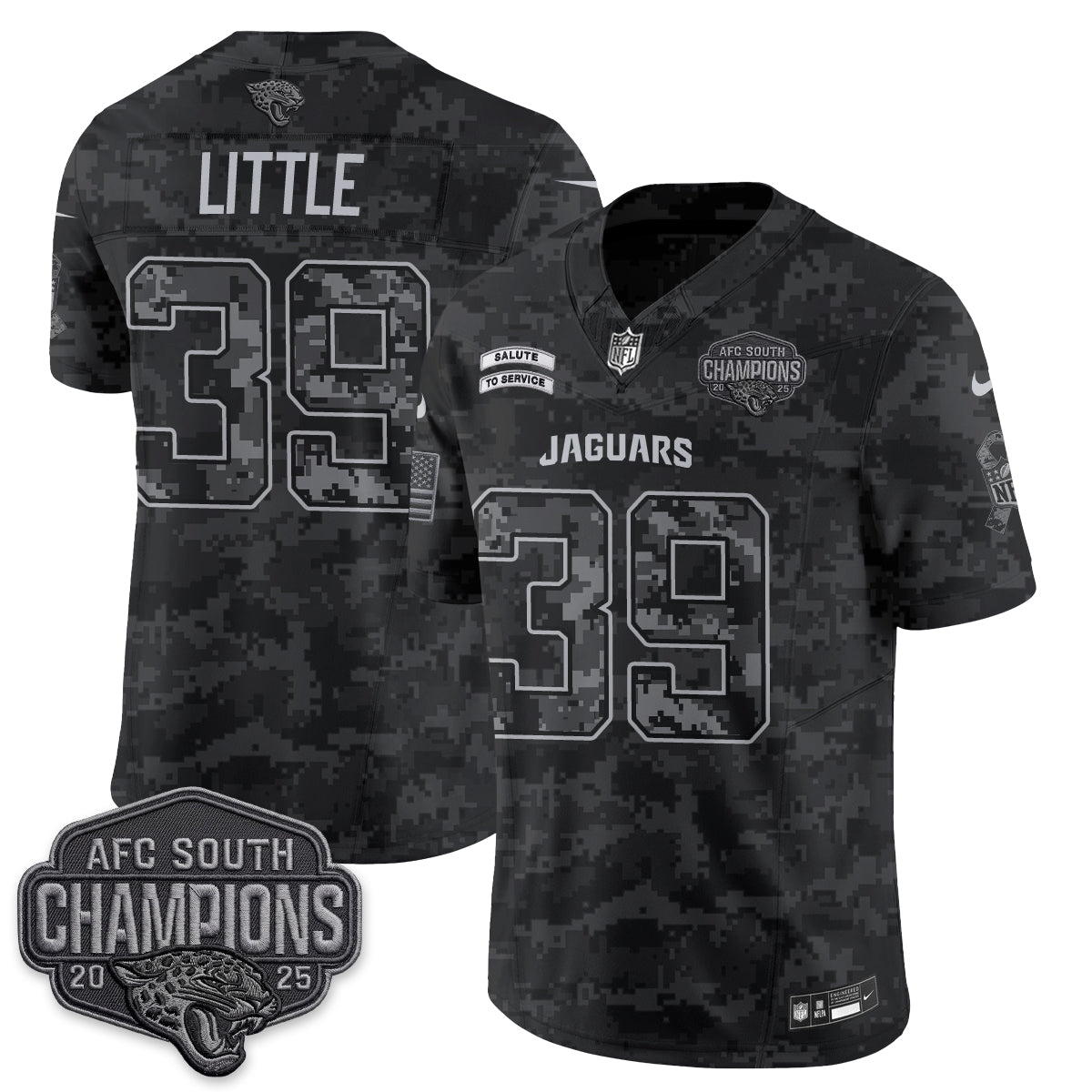 Jacksonville Jaguars 2026 Salute to Service V2 Vapor Jersey - Stitched