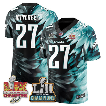 Philadelphia Eagles Fangear Edition Vapor Jersey - Stitched