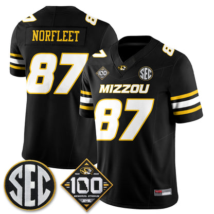 Missouri Tigers 100th Anniversary of Memorial Stadium Vapor Jersey - Stitched