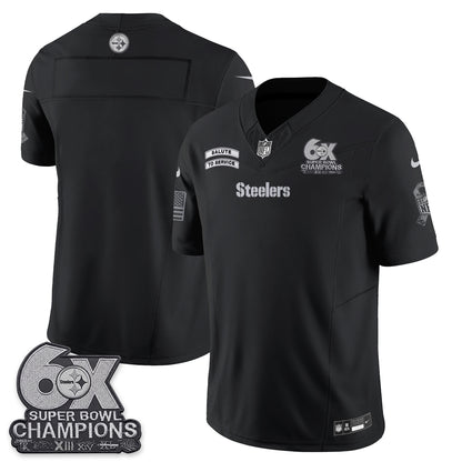 Pittsburgh Steelers 2026 Salute to Service Edition Vapor Jersey V3- Stitched-NQD