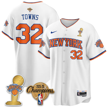 New York Knicks 2026 NBA Champions Vapor Jersey - Stitched