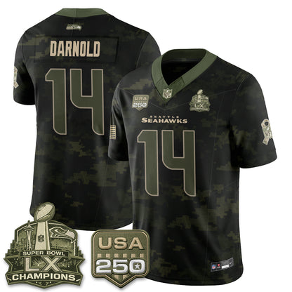 Seattle Seahawks 2026 Salute to Service Edition Vapor Jersey - Stitched-NQD