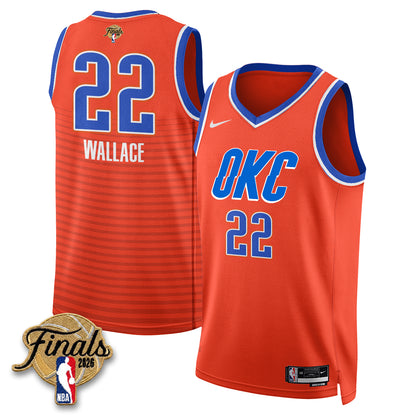 Oklahoma City Thunder 2026 NBA Western Conference Champions Vapor Jersey V2- Stitched