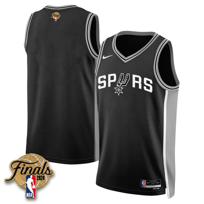 San Antonio Spurs 2026 NBA Western Conference Champions Vapor Jersey V2- Stitched