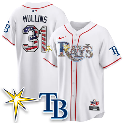 Tampa Bay Rays Independence Day USA 2026 Vapor Limited Jersey - Stitched