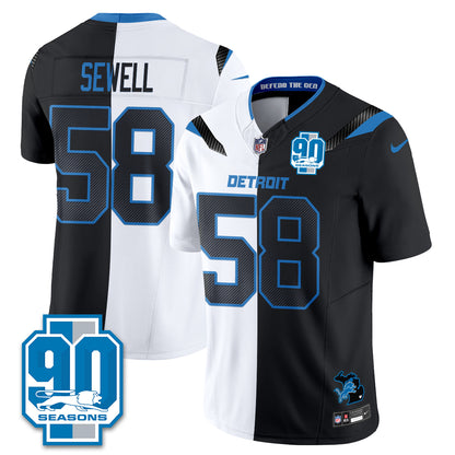 Detroit Lions Rivalries Split Edition Vapor Jersey - Stitched