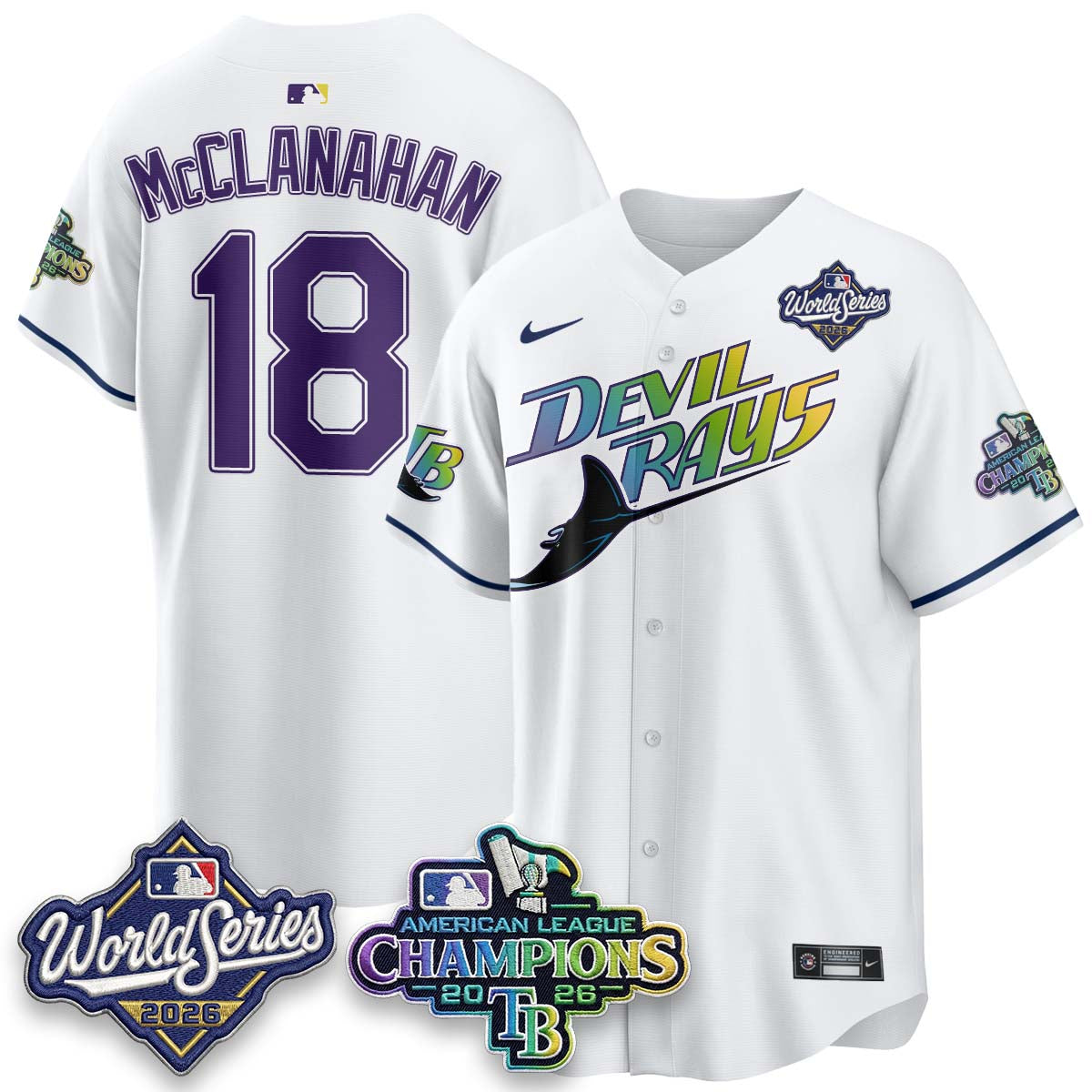 TB 2026 AL Champions Vapor Jersey - Stitched-NQD