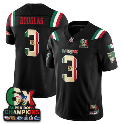 New England Patriots Mexico Edition Vapor Jersey - Stitched