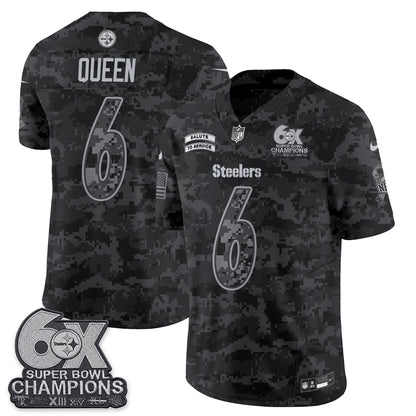Pittsburgh Steelers 2026 Salute to Service Edition Vapor Jersey V3- Stitched-NQD
