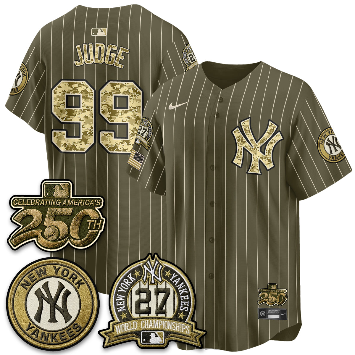 New York Yankees Salute to Service 2026 Vapor Limited Jersey - Stitched