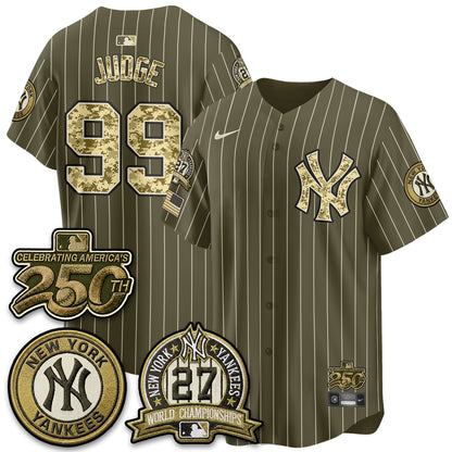 New York Yankees Salute to Service 2026 Vapor Limited Jersey - Stitched
