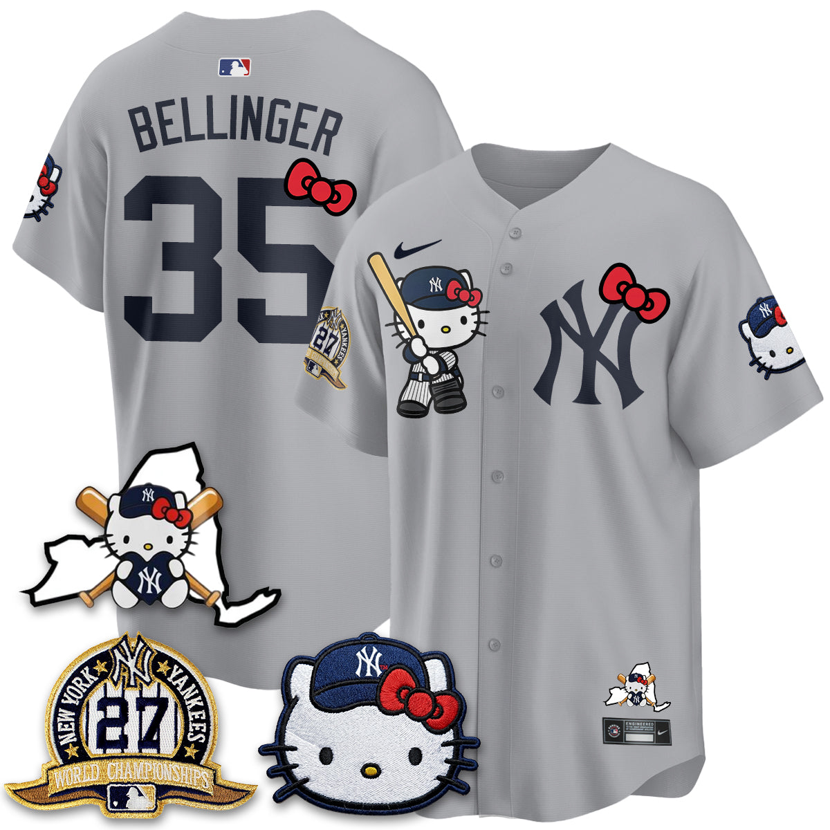 New York Yankees Meow KT 2026 Vapor Limited Jersey - All Stitched