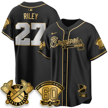 Atlanta Braves 60th Anniversary Silver Edition Vapor Limited Jersey - All Stitched