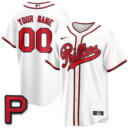 Philadelphia Phillies 2026 Field of Dreams Stadium Vapor Custom Jersey V2 - Stitched